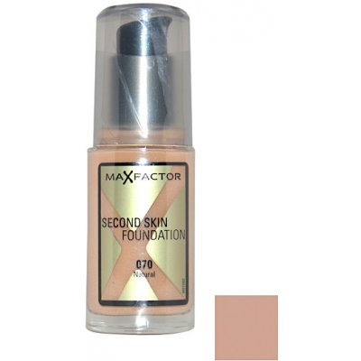 Max Factor Second skin Foundation make-up 70 Natural 30 ml – Zboží Mobilmania