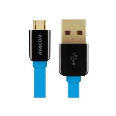 AVACOM MIC-40B kabel USB - Micro USB, 40cm, modrá - AVACOM DCUS-MIC-40B – Zbozi.Blesk.cz