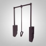 Strong šatní tyč sklopná 8001000 mm hnědá – Sleviste.cz