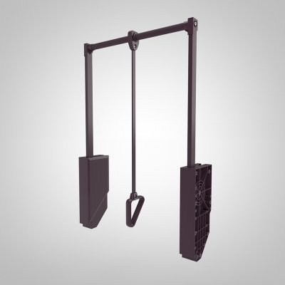 Strong šatní tyč sklopná 8001000 mm hnědá – Sleviste.cz