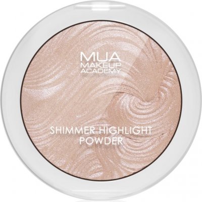 MUA Makeup Academy Shimmer Kompaktní pudrový rozjasňovač Pink Shimmer 8 g