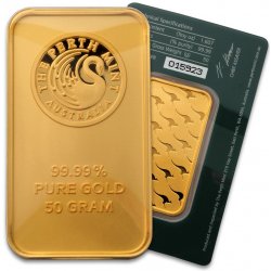 The Perth Mint zlatý slitek 50 g