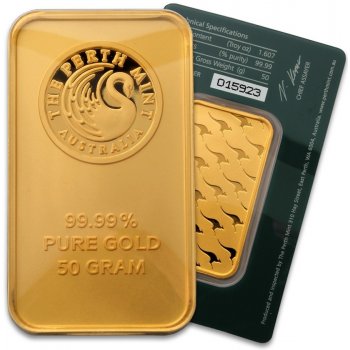 The Perth Mint zlatý slitek 50 g