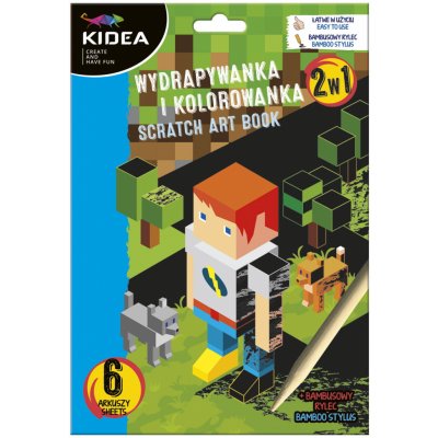 Derform DRF KIDEA škrábací obrázek omalovánky 2v1 Game