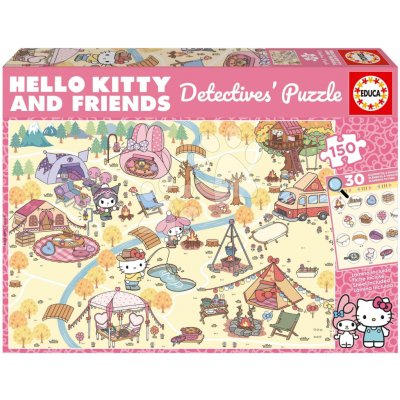 EDUCA Detektivní Hello Kitty & Přátelé 150 dílků – Hledejceny.cz