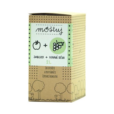 Moštuj Jablko a Vinná réva 2 l – Zboží Dáma