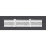 MAGAM Záclonová řasící páska, stuha F4/Z-150, jeden sklad, řasení 1:1,5, transparentní, šířka 5cm (v metráži)