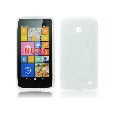 ForCell silkonové kryt Lux S White pro Nokia Lumia 630 – Zboží Živě