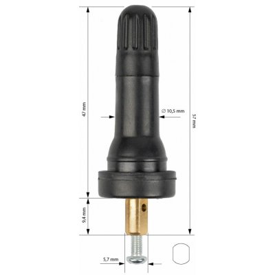 TR420 gumový TPMS ventil | Zboží Auto