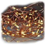 Solight Solight vánoční řetěz měděný 100x mini LED 10m 3 x AA teplé světlo 1V54-WW – Hledejceny.cz