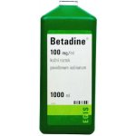 Betadine sol. zelená chirurgický roztok 1000 ml – Zboží Dáma