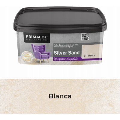 Priomacol Decorative Silver Sand dekorativní strukturální S1 Blanca, 1 l – Zbozi.Blesk.cz