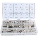 ASTA A-TC521 Autopojistky skleněné trubičkové, 0,5-30 A, 6x30 mm, pro autoveterány, sada 180 ks – Sleviste.cz