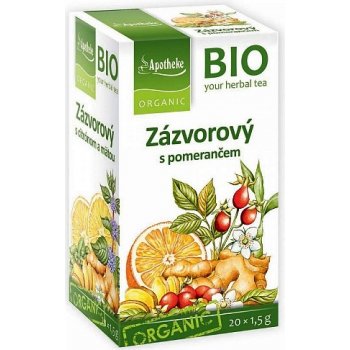 Mediate BIO Zázvorový čaj s pomerančem 20 x 1,5 g