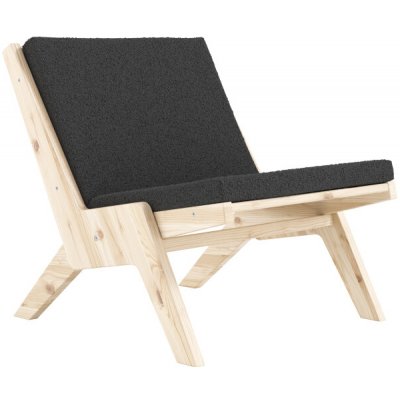 SWAY LOUNGE CHAIR (křeslo skládací) karup natural 621 Midnight grey – Sleviste.cz