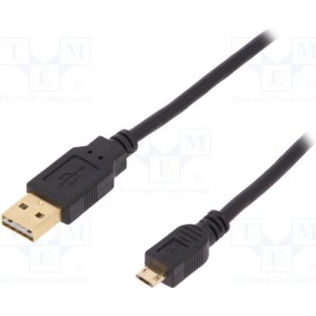 Assmann AK-300122-018-S USB 2.0, USB A M (plug)/microUSB BM (plug), 1,8m