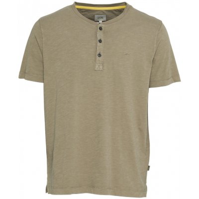 Camel Active tričko Henley shortsleeve zelená