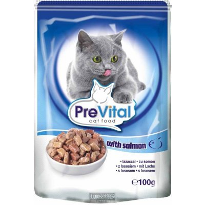 PreVital kočka losos 100 g – Hledejceny.cz