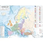 Excart Maps Evropská Unie - nástěnná mapa 165 x 125 cm Varianta: bez rámu v tubusu, Provedení: laminovaná mapa v lištách – Hledejceny.cz