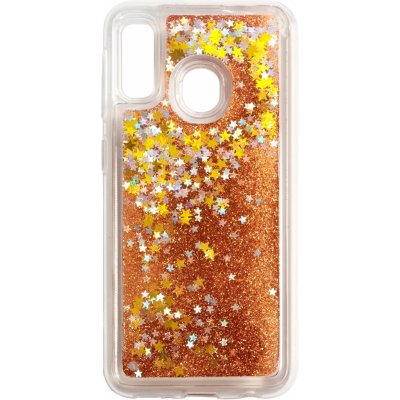 Pouzdro iWill Glitter Liquid Star Case Samsung Galaxy A20e Rose zlaté – Zboží Živě