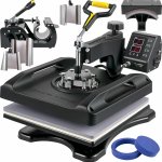 VEVOR Termosublimační lis 8v1 - 38x38cm 1200W – Hledejceny.cz