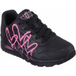 Skechers Uno Dripping In Love black/pink – Zbozi.Blesk.cz