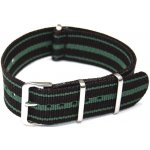 NATO Strap Černá / zelená NTS035 šíře – Zboží Dáma