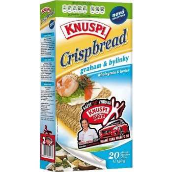 Extrudo Knuspi Crispbread 3 druhy sýra 150 g