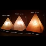 Solnalampa.cz Solná pyramida - střední 3,5 kg (+/- 0,3 kg) – Zboží Dáma