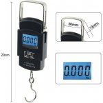Electronic WH-A08 Váha na zavazadla a ryby digitální do 50 kg přenosná – Zboží Dáma