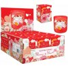 Svíčka Bartek Candles Flower & Heart 150 g