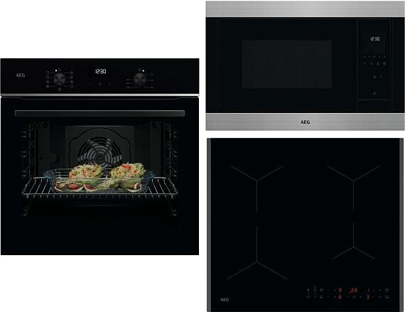 Set AEG TU5AB21FSB + TMS5G25IEM + TN64IA00FB