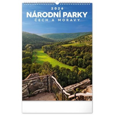 Nástěnný Národní parky Čech a Moravy 33 x 46 cm 2026 – Zboží Dáma