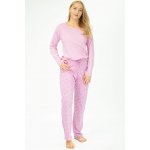 Gina dlouhé dámské s potiskem 19141P cukrová hvozdíková – Zboží Dáma