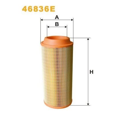 Vzduchový filtr WIX FILTERS 46836E – Hledejceny.cz