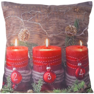 MyBestHome Polštář Christmas light 09 zimní motiv 40x40 – Zbozi.Blesk.cz