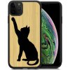 Pouzdro a kryt na mobilní telefon Apple PROTEMIO 28275 BAMBOO Dřevěný kryt Apple iPhone 11 Pro CAT (085)