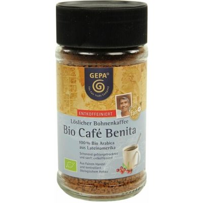 Gepa Fairtrade BIO Benita Premium bez kofeinu 100 g