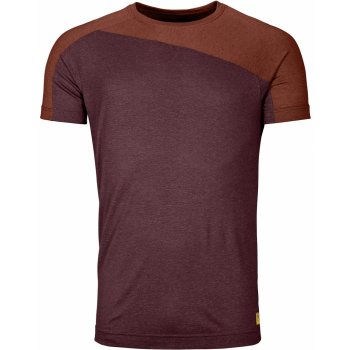 Ortovox pánské triko 170 Cool Horizontal T-shirt M winetasting blend