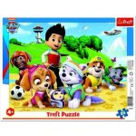 Trefl deskové Paw Patrol/Tlapková patrola na stopě 25 dílků – Sleviste.cz