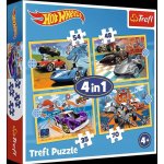 TREFL Autíčka Hot Wheels 4v1 35,48,54,70 dílků – Zboží Mobilmania