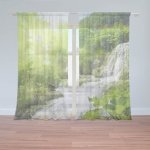 Sablio Záclony Kaskádovitý vodopád: 2ks 150x250cm – Hledejceny.cz