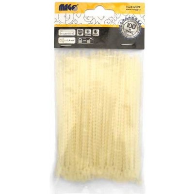 MAGG TS24120PE Stahovací pásky 2,4x120mm perličkové 100ks – Hledejceny.cz