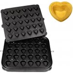 G.Gastro Formy pro stroj na tartaletky TMPIC - Tvar tartaletek: Srdce - 51x46 mm - 33x30 mm - Výška: 18 mm - pro 30 tartaletek - D9783801 – Hledejceny.cz