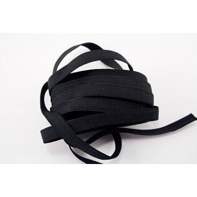 Prádlová pruženka - měkká - černá - šířka 1,2 cm – Zbozi.Blesk.cz