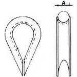 srdcovka 5 ZINEK pro lano DIN 65457 (DIN 6899 A) 5x6 [1 ks] – Hledejceny.cz