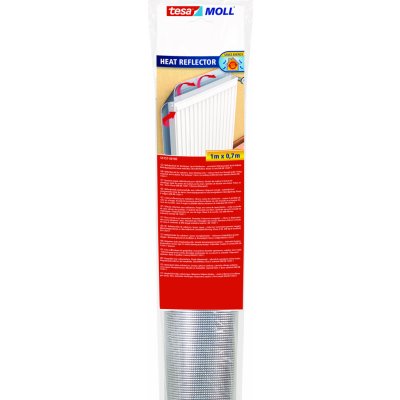 tesamoll® Odrazová fólie za radiátor Barva: stříbrná, Rozměr: 1m × 700mm – Zboží Mobilmania