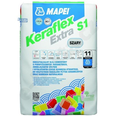 Mapei Keraflex Extra S1 Lepidlo 25 kg šedé – Zboží Mobilmania