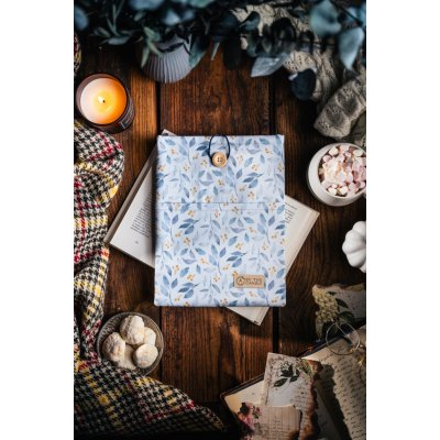 Látkový obal na knihy booksleeve Zimní listí – Zboží Dáma