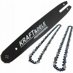 Kraft & Dele Vodicí lišta 14" 35cm + 2 řetězy KD10150 – Zboží Dáma